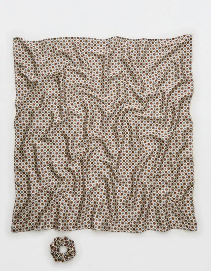 Aerie Satin Headscarf and Scrunchie