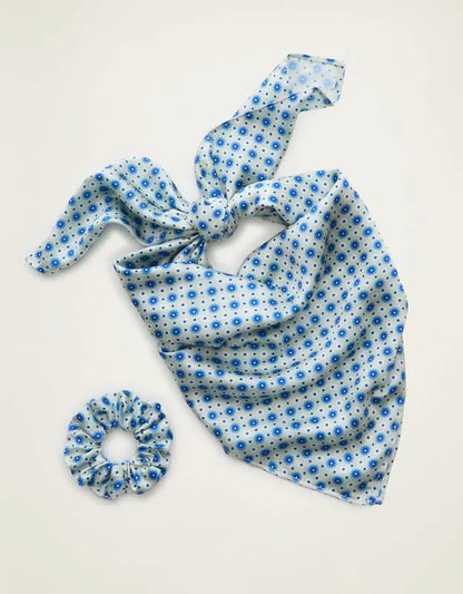 Aerie Satin Headscarf and Scrunchie