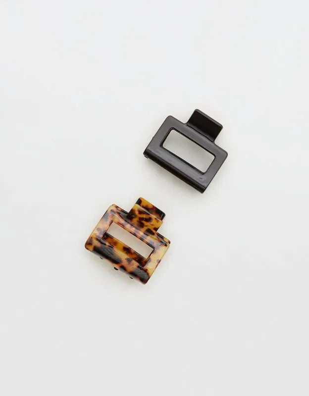Aerie Square Hair Clip 2-Pack