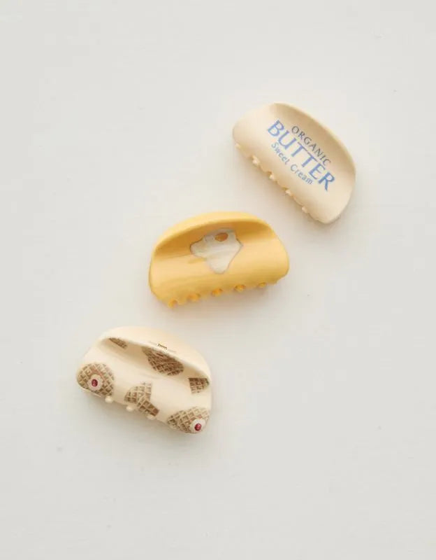 Aerie Icon Hair Clip 3-Pack