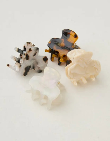 Aerie Torte Mini Hair Clip 4-Pack