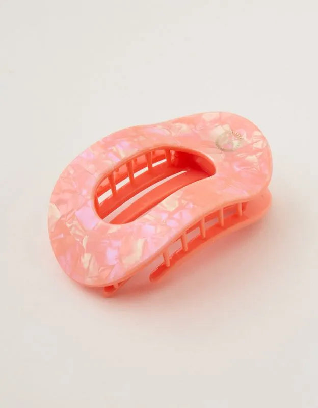 Teleties Large Flat Round Hair Clip