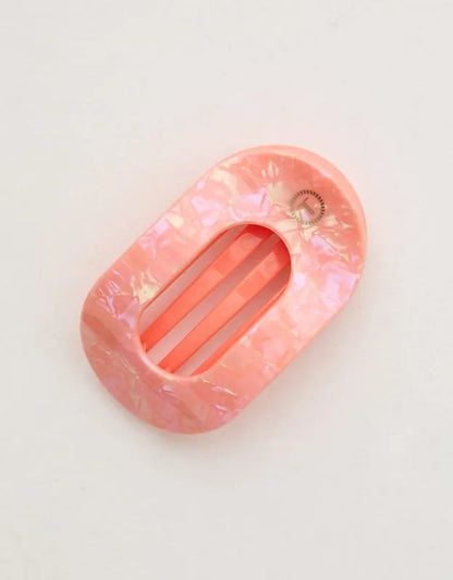 Teleties Large Flat Round Hair Clip