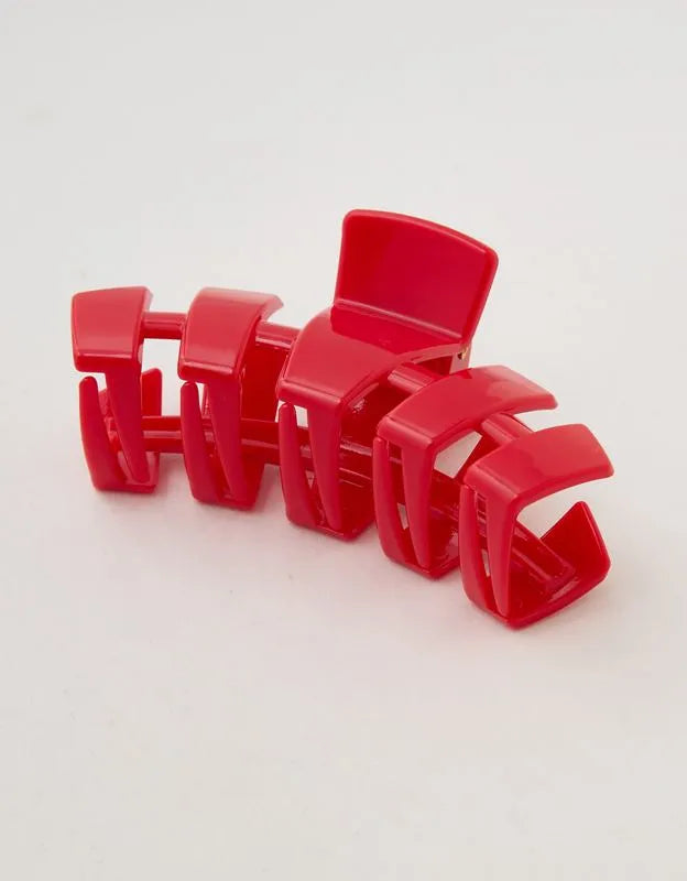 Teleties Large Red Claw Clip