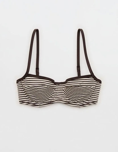 Aerie Ribbed Unlined Underwire Bikini Top