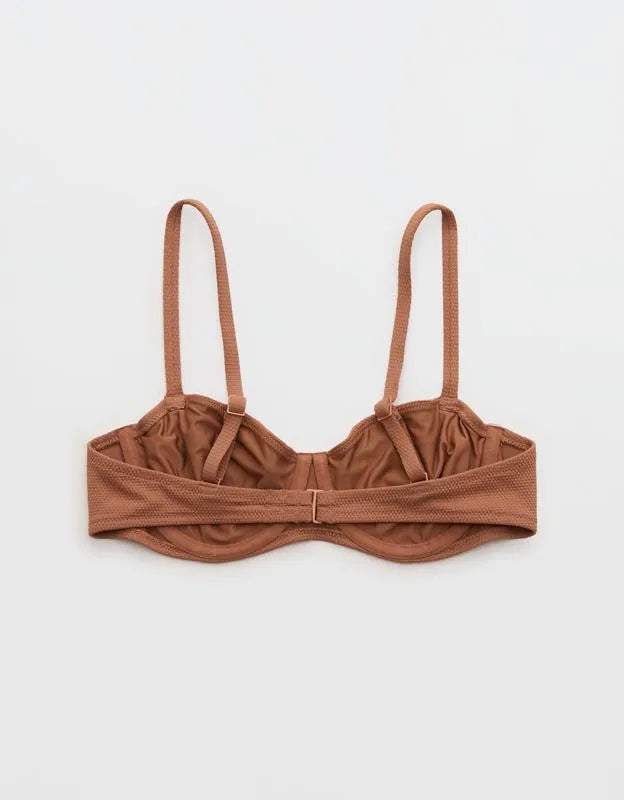 Aerie Pique Unlined Underwire Bikini Top