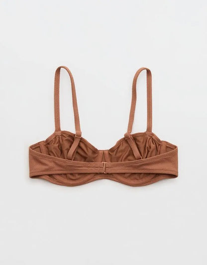 Aerie Pique Unlined Underwire Bikini Top