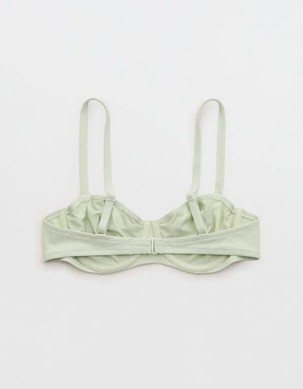 Aerie Pique Unlined Underwire Bikini Top