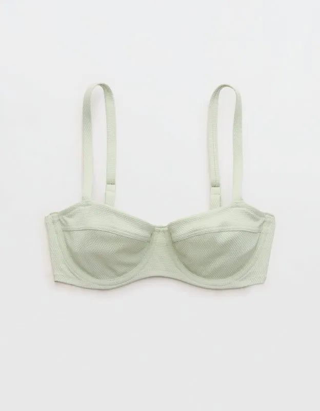 Aerie Pique Unlined Underwire Bikini Top