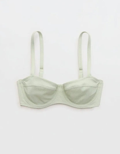 Aerie Pique Unlined Underwire Bikini Top