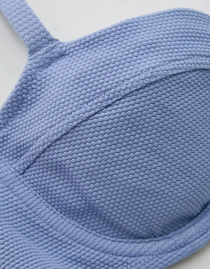 Aerie Pique Unlined Underwire Bikini Top