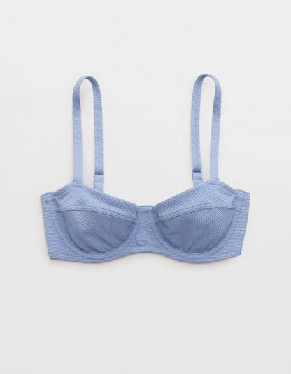 Aerie Pique Unlined Underwire Bikini Top