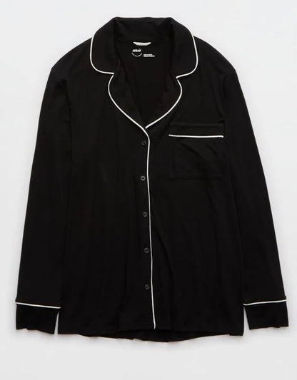 OVERSLEPT by Aerie Real Soft® Pajama Shirt