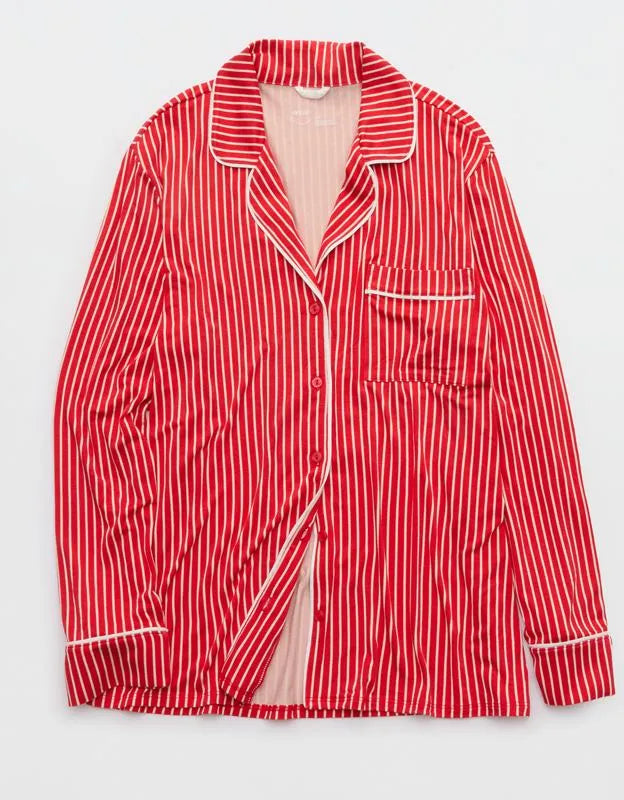 OVERSLEPT by Aerie Real Soft® Pajama Shirt
