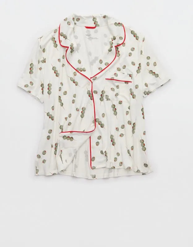 Aerie Real Soft® Short Sleeve Pajama Shirt