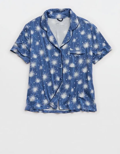 Aerie Real Soft® Short Sleeve Pajama Shirt