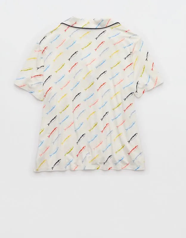 Aerie Real Soft® Short Sleeve Pajama Shirt