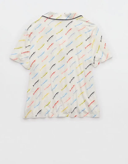 Aerie Real Soft® Short Sleeve Pajama Shirt