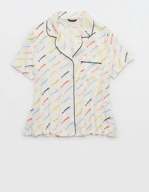 Aerie Real Soft® Short Sleeve Pajama Shirt