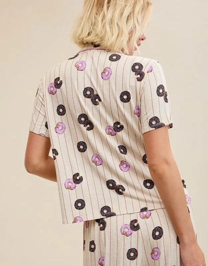 OVERSLEPT by Aerie Real Soft® Short Sleeve Pajama Shirt