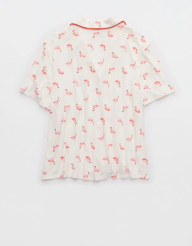 Aerie Real Soft® Short Sleeve Pajama Shirt