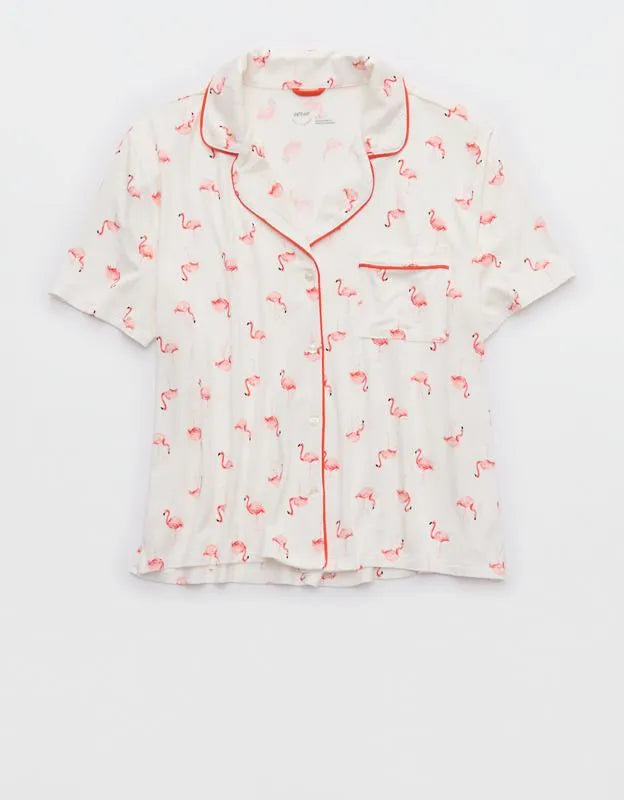 Aerie Real Soft® Short Sleeve Pajama Shirt