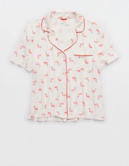 Aerie Real Soft® Short Sleeve Pajama Shirt