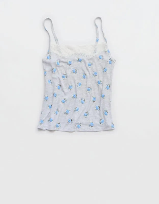 OVERSLEPT by Aerie Real Soft® Ribbed Tank Top