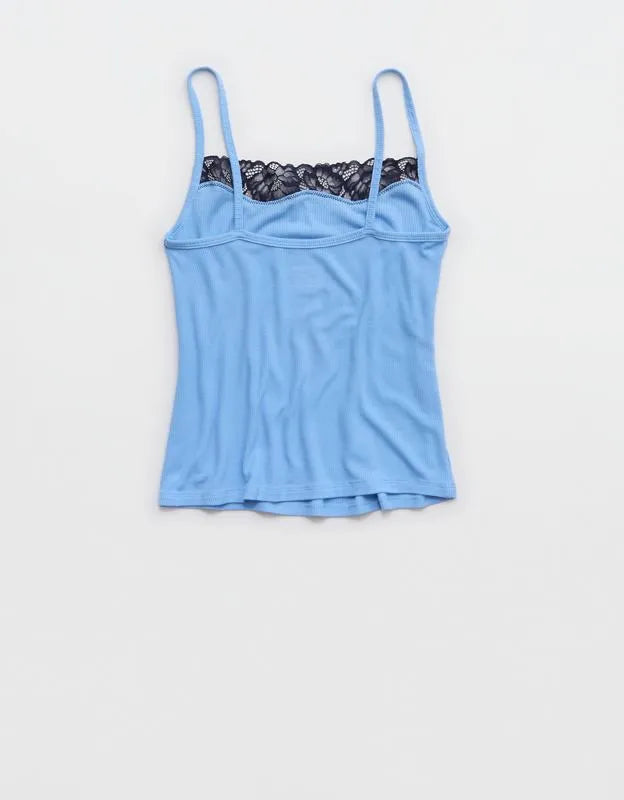 OVERSLEPT by Aerie Real Soft® Ribbed Tank Top