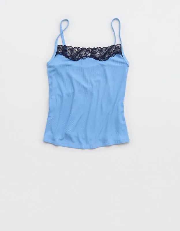 OVERSLEPT by Aerie Real Soft® Ribbed Tank Top