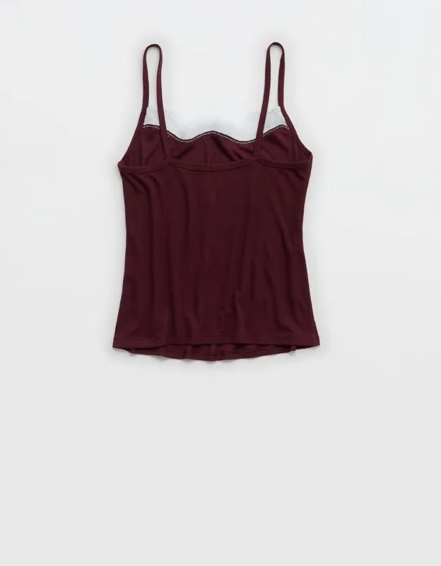 OVERSLEPT by Aerie Real Soft® Ribbed Tank Top