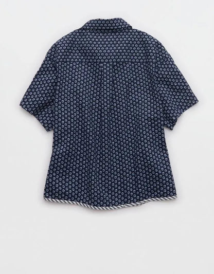 Aerie Seersucker Short Sleeve Pajama Top