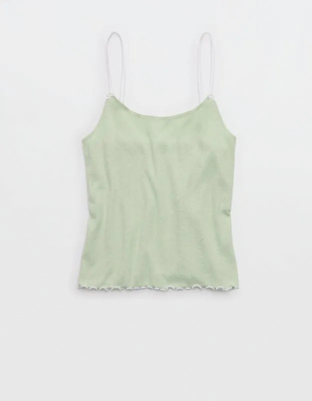 Aerie Pointelle Pajama Tank Top