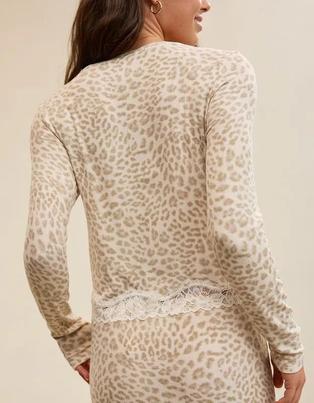 OVERSLEPT by Aerie Real Soft® Ribbed Cardigan