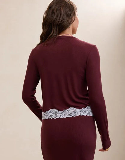 OVERSLEPT by Aerie Real Soft® Ribbed Cardigan