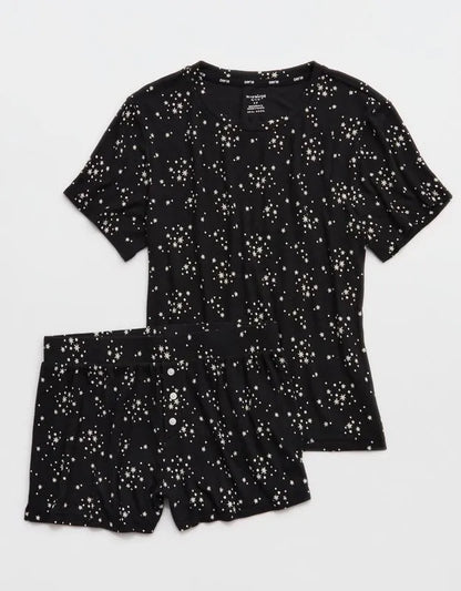 OVERSLEPT by Aerie Real Soft® Ribbed Baby T-Shirt