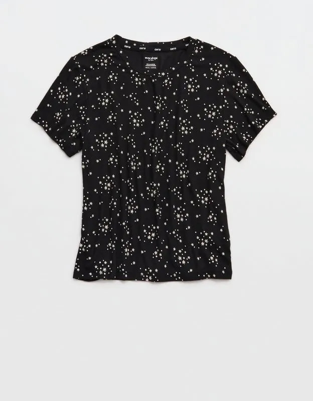 OVERSLEPT by Aerie Real Soft® Ribbed Baby T-Shirt
