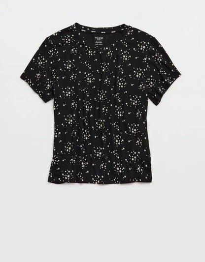 OVERSLEPT by Aerie Real Soft® Ribbed Baby T-Shirt