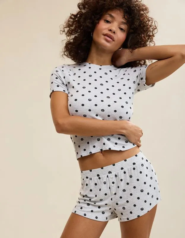 OVERSLEPT by Aerie Real Soft® Ribbed Baby T-Shirt