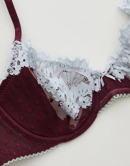 Show Off Sheer Happiness Lace Unlined Bra