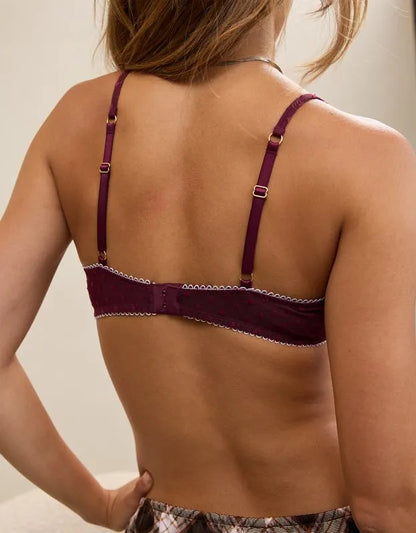 Show Off Sheer Happiness Lace Unlined Bra