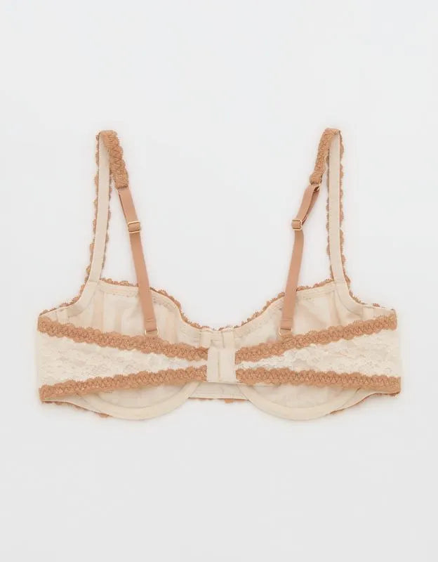 Show Off Vintage Lace Unlined Balconette Bra