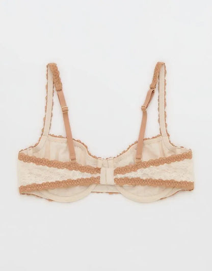 Show Off Vintage Lace Unlined Balconette Bra