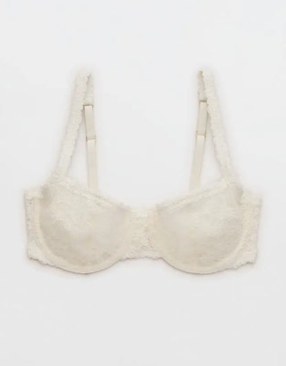 Show Off Vintage Lace Unlined Balconette Bra