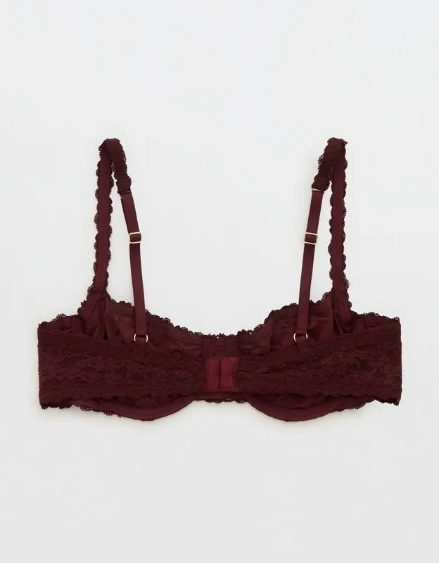 Show Off Vintage Lace Unlined Balconette Bra