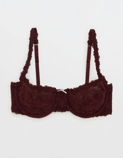 Show Off Vintage Lace Unlined Balconette Bra