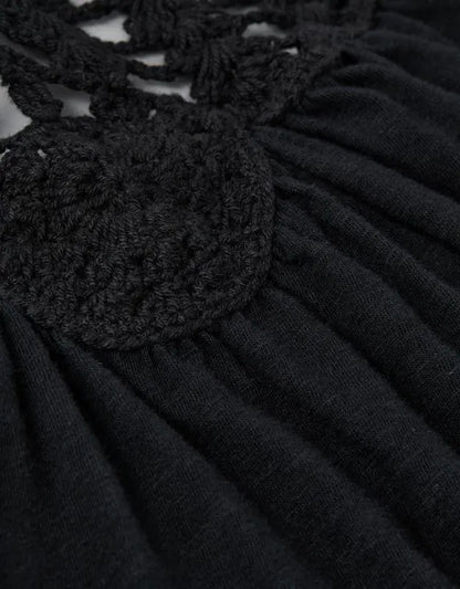 AE Sunchaser Knit Crochet Halter Top