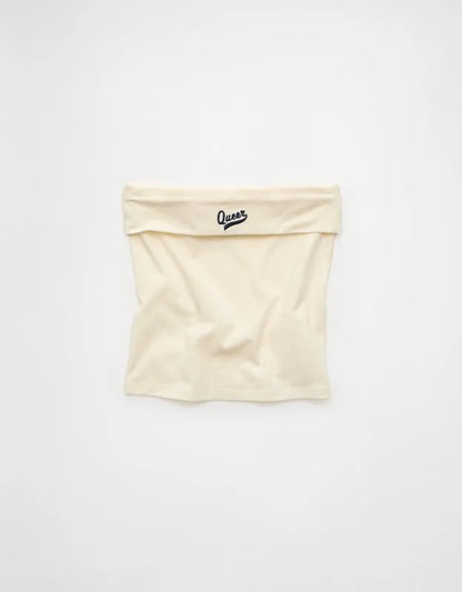 AE Pride Foldover Graphic Tube Top