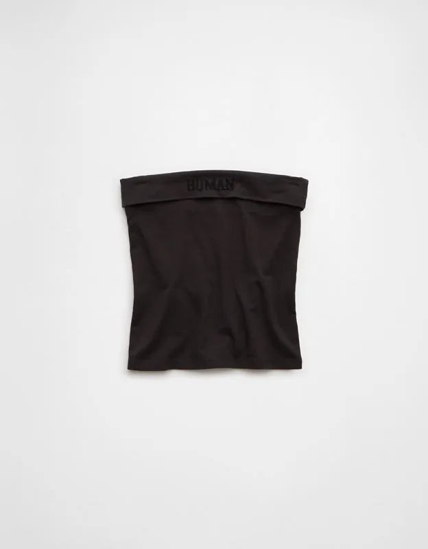 AE Pride Foldover Graphic Tube Top