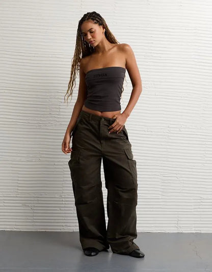 AE Pride Foldover Graphic Tube Top